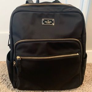 Kate Spade Black Laptop Backpack